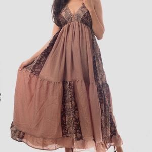 Boho Summer Dress, long and flowy
